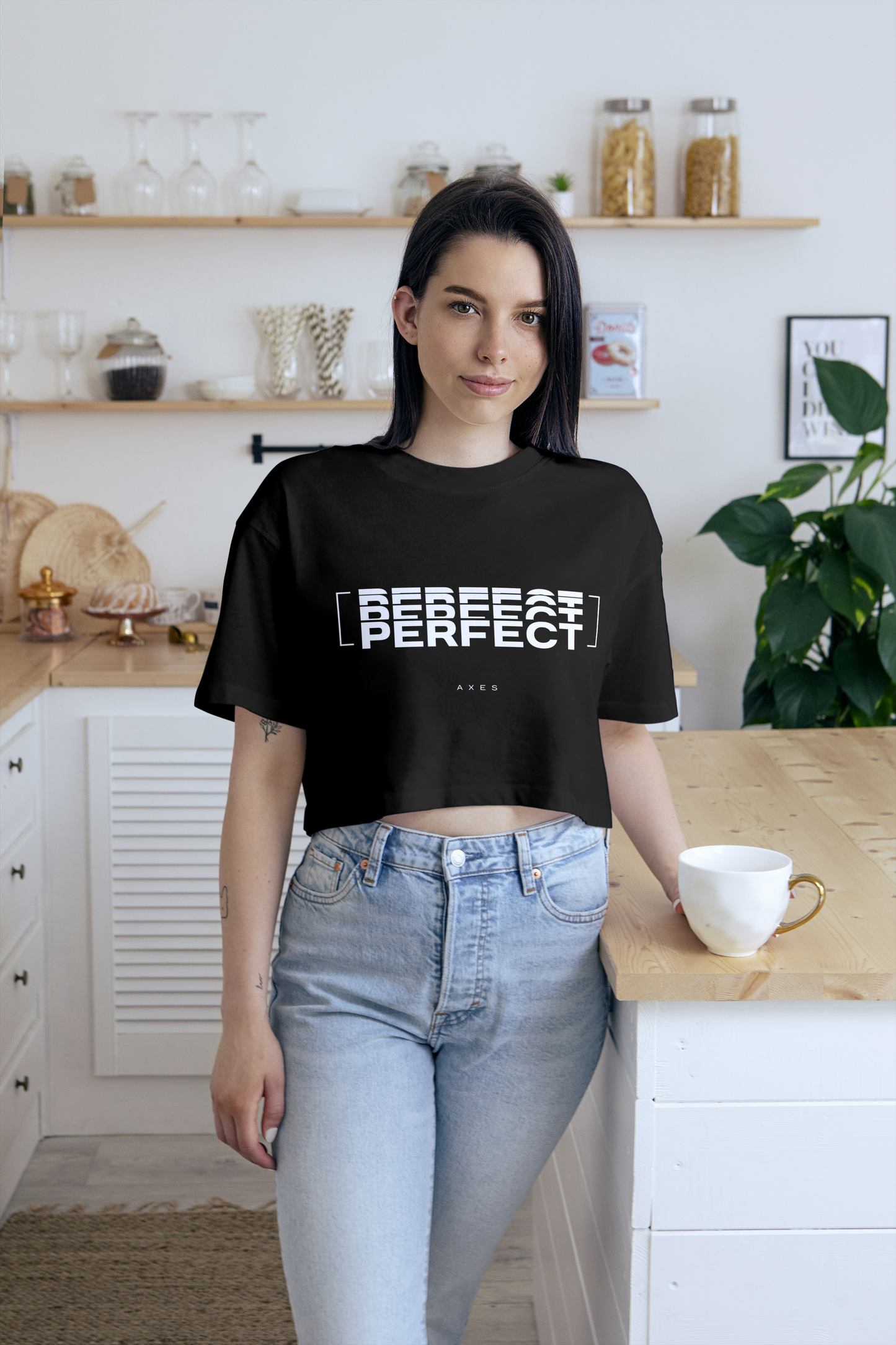 Axes "Perfect" Imperfection Crop Top